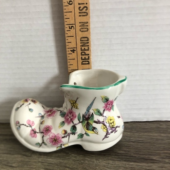 Vtg James Kent Staffordshire Old Foley Ceramic Boot - Picture 10 of 11